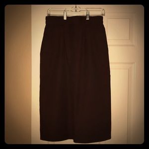 Vintage brown pencil skirt - 10